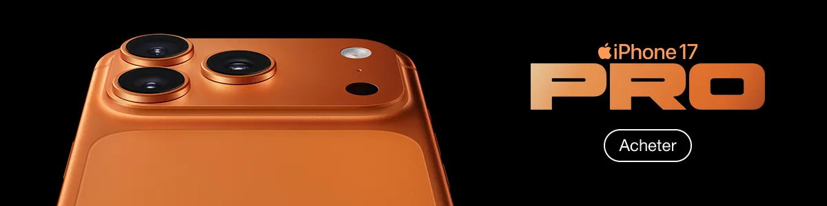 Bannière Web pré-disponibilité iPhone 17 Pro