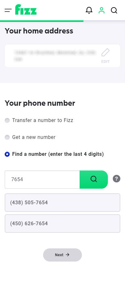 Activation: How do I choose the last 4 digits of my phone number? | Fizz