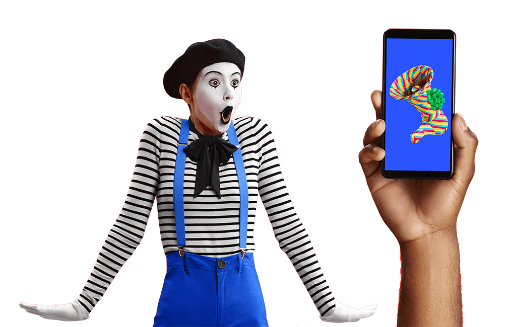 mime